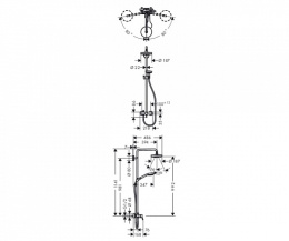 Душевая система Hansgrohe Croma (27255000) хром