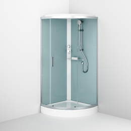 Фото Душевая кабина 90.5x90.5x205 Am.Pm (W88C-401-090WT) прозрачный, ABS-пластик