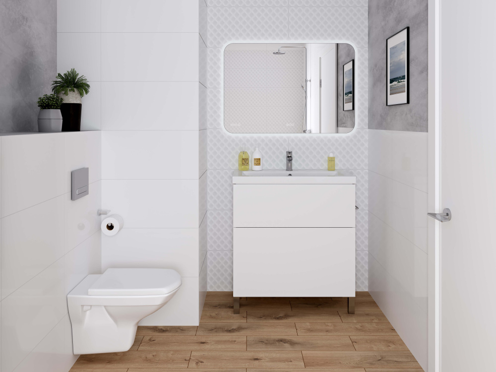 Фото Cersanit KN-LU-LED070*80-p-Os Зеркало LED 070 DESIGN PRO 80