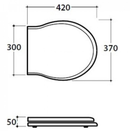 Фото Сиденье для унитаза Globo Paestum (PA139) белый