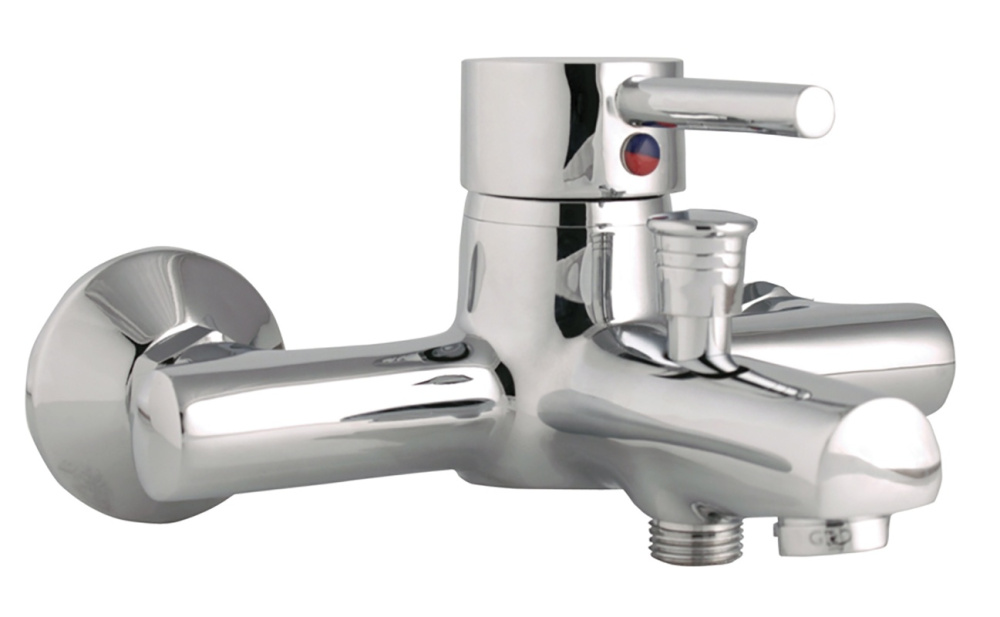 Фото Смеситель GPD Espina MBB70, для ванны и душа, хром