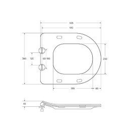 Комплект 3 в 1 Унитаз подвесной BelBagno+Система инсталляции BB3105CHR/SC/BB002-80/BB005-PR-CHROME