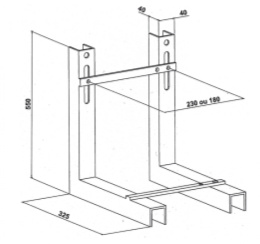 Фото Опорная рама Jacob Delafon E6510-NF для биде