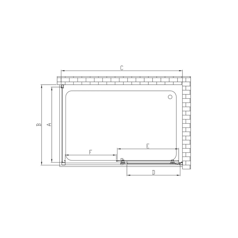 Душевой уголок Vincea Alpha (VSR-3AL8015CL) хром