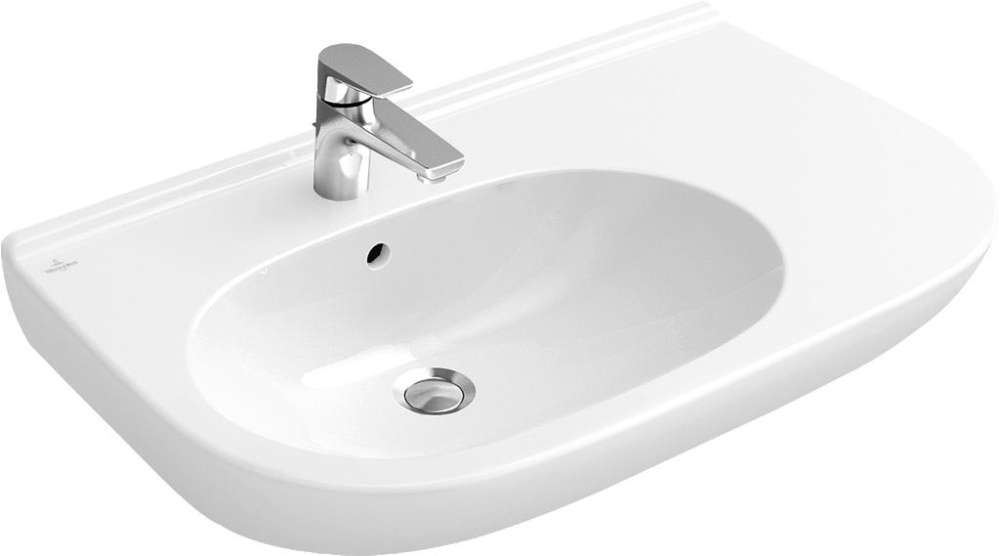 Фото Раковина 80 см Villeroy&Boch O'Novo (51608HR1) альпийский белый