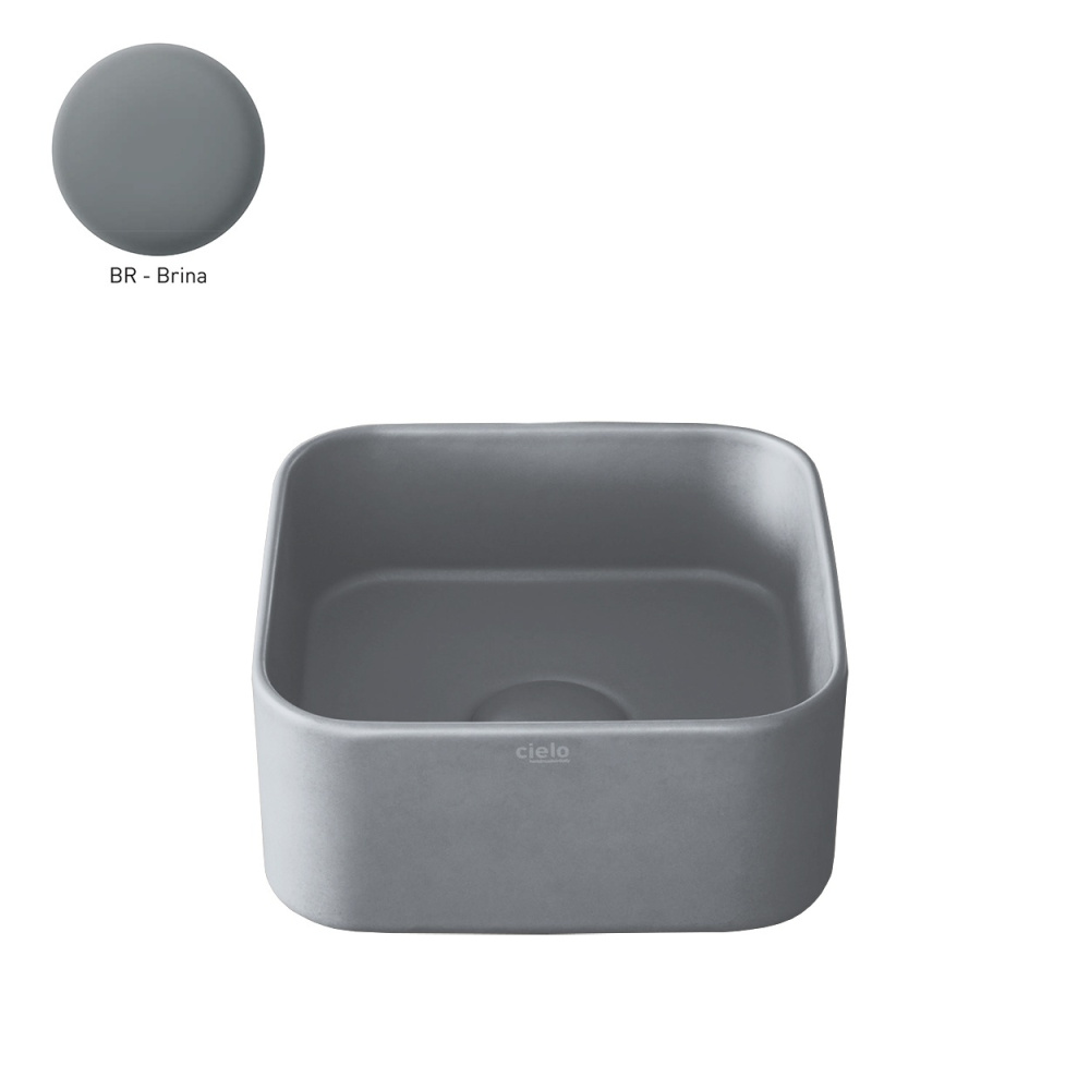 Ceramica CIELO Shui Comfort MILAQ BR - Раковина накладная Minimo 25*25 см Brina
