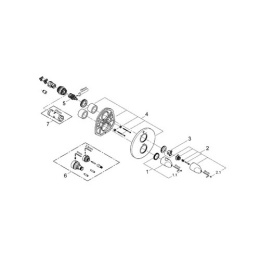 Смеситель Grohe Veris 19364000 для ванны и душа, хром