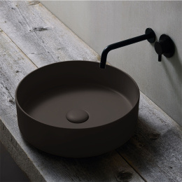 Ceramica CIELO Shui Comfort SHCOLAT40 FN - Раковина накладная Ø 40 см Fango