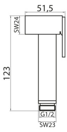 Гигиенический душ Cezares Articoli Vari CZR-ID3-01