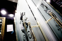 Душевая дверь Huppe Design Victorian DV0402 с неподвижным сегментом, 90 см