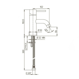 Фото Смеситель для раковины Paini Cox 78CR205 хром