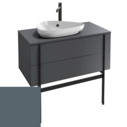 Тумба под раковину Jacob Delafon Nouvelle Vague 100 см, EB3040-G1F, графит глянцевый