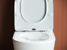 Унитазы компакт Пристенная чаша сиденьем Ceramica Nova Highlight CN1802-B