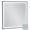 Зеркало Jacob Delafon Allure EB1433-S51, 60 х 60 см, с подсветкой, лакированная рама миндальный сати