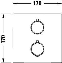 Термостатический смеситель Duravit Thermostatic (TH4200007010) для ванны