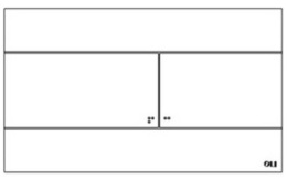 Клавиша смыва OLI Slim (154962) золото