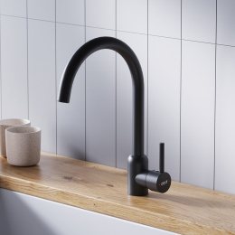 Фото Кухонный смеситель Dorff Logic (D3007022) Черный