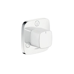 Запорный/переключающий вентиль Hansgrohe PuraVida (15937400) хром, белый