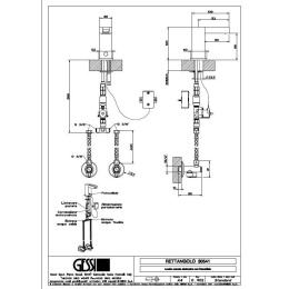 Смеситель для раковины Gessi Rettangolo (30541#031) хром