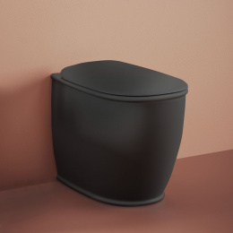 Фото Унитаз напольный ArtCeram Atelier (ATV002 17 00) черный матовый