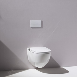 Подвесной унитаз-биде Laufen Cleanet Riva 8.2069.1.400.000.1 безободковый