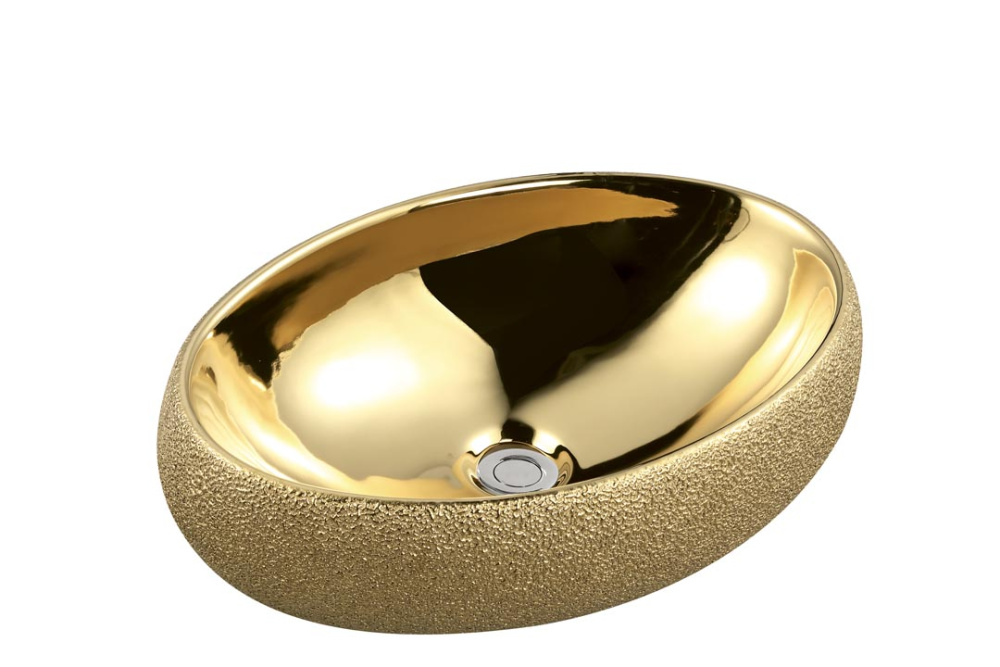 Фото Раковина 34 см Armadi Art (860) золото