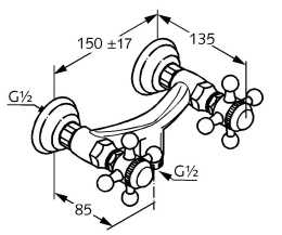 Фото Смеситель для душа Kludi Adlon (5161005G5) хром