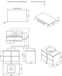 Столешница Ravak (X000001371)