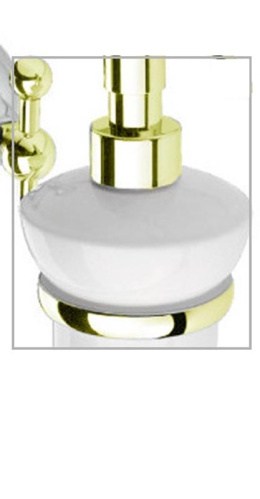 Держатель дозатора мыла Nicolazzi Classica 1489 GOW/OUT, золото