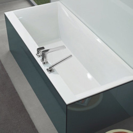 Квариловая ванна Villeroy&Boch Squaro Edge 12 (UBQ170SQE2DV-01) белый