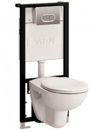 Инсталляция и унитаз Vitra Normus (9773B003-7202) белый