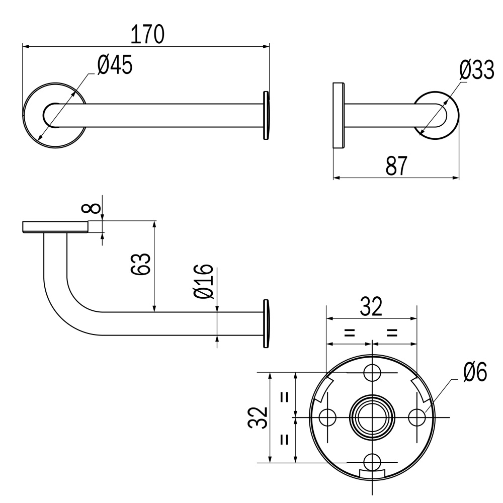 Фото Держатель туалетной бумаги Inda One (A24250DR) золото