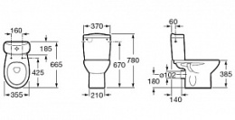 Фото Бачок для унитаза Roca Victoria (34139Z000) белый