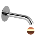Излив настенный 16 см Remer X Style 91XF90RP, медь брашированная