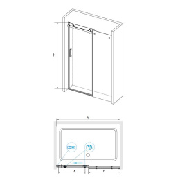 Фото Душевая дверь RGW Tornado 02071415-11