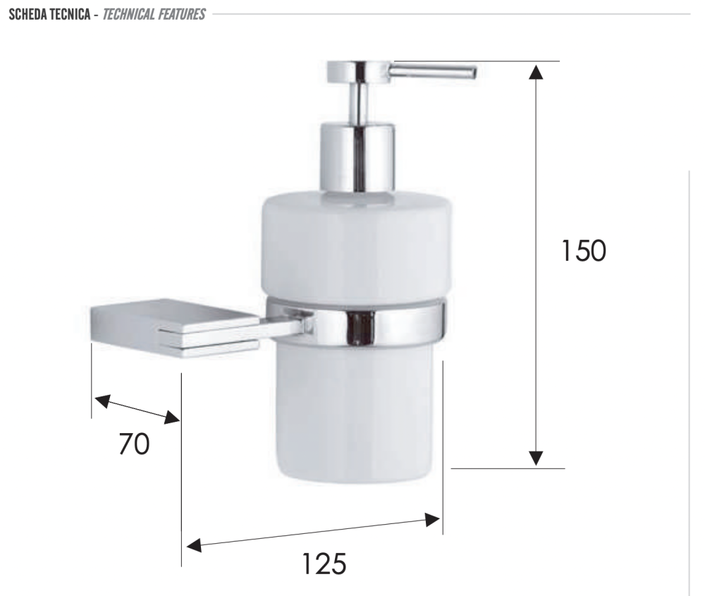 Фото Дозатор Remer Flat FT13CR