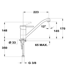 Фото Teka Ares 239130210 Смеситель для мойки