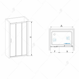 Душевая дверь RGW Passage 06081316-11