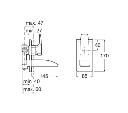 Фото Смеситель для раковины Roca Thesis (5A4750C00) хром
