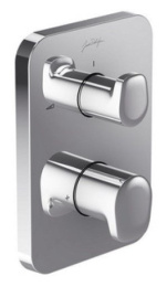 Фото Смеситель Jacob Delafon Modulo Hybrid E98730-CP для душа термостатический, на 2 выхода