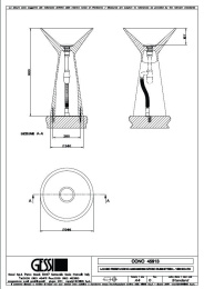 Фото Раковина напольная Gessi Cono (45913#800) черный