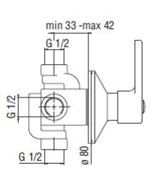 Фото Nobili AV00160BR Переключатель (бронза)