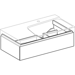 Geberit Xeno2 500.513.43.1 Тумба для раковины, с ящиками выдвижными