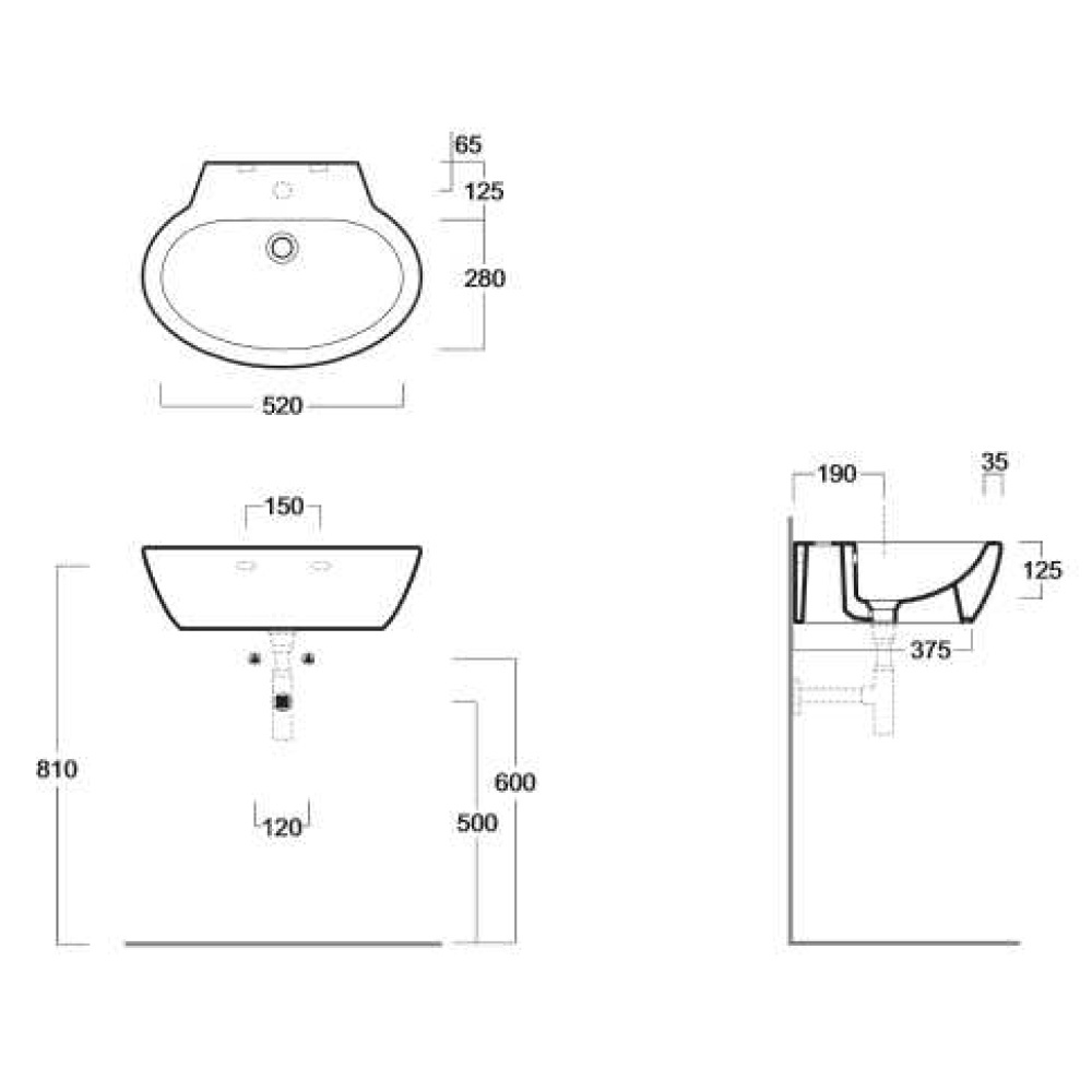 Раковина Simas Lft Spazio LFT24bi*1