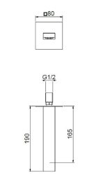 Фото Излив Webert AC0327010, золото