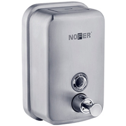 Диспенсер для жидкого мыла Nofer Inox 03001.06.S Матовая нержавеющая сталь