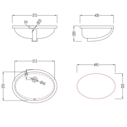 Фото Раковина Devon&Devon White CTPLASOINB.CO bi