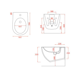 Биде подвесное ArtCeram File 2.0 (FLB001 41 00)