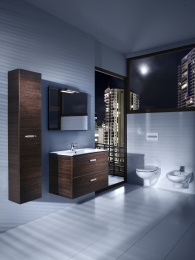 Шкаф-колонна Roca Victoria Nord (ZRU9000025) белый, коричневый