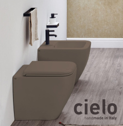 Ceramica CIELO Shui Comfort SHCOVAKTRAN - Унитаз напольный пристенный 55*38 см, Rimless безободковый